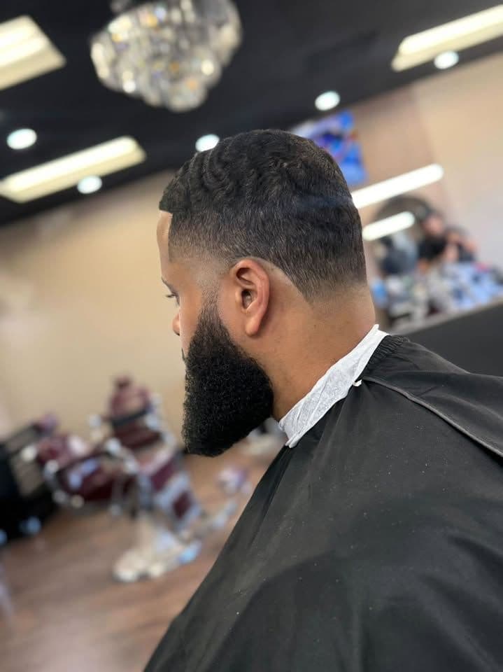 Fade and beard detail